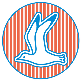 カモメとネコのマルシェ ロゴ